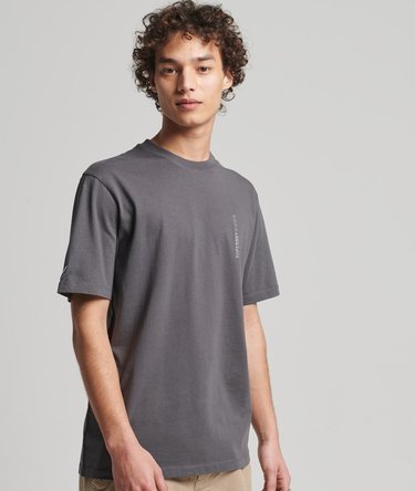 Unisex Code Linear Loose T-Shirt Image 1