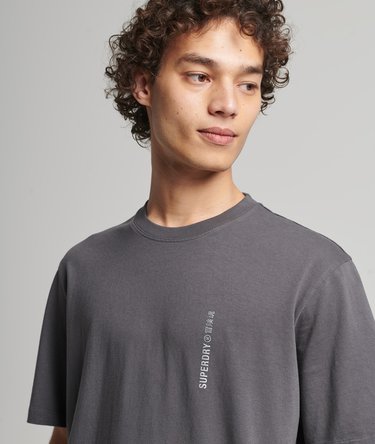 Unisex Code Linear Loose T-Shirt Image 3