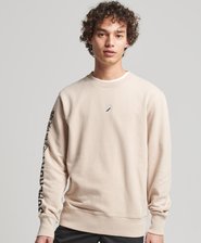 Unisex Code Linear Loose Crew Sweatshirt