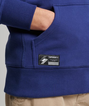 Hoodie met losvallende pasvorm en geborduurd micrologo Image 4