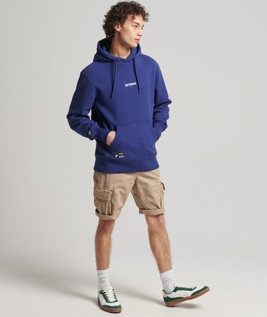 Hoodie met losvallende pasvorm en geborduurd micrologo Image 2