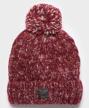 Tweed Cable Beanie