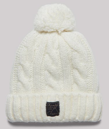 Bonnet torsadé en tweed Image 1
