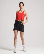 Vintage Utility Mini Skirt