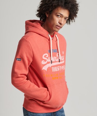 Sweat à capuche Vintage Logo tricolore Image 3