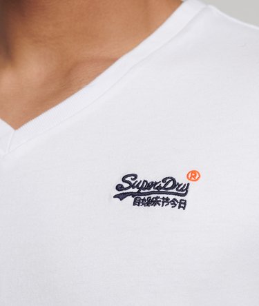 Klassisk T-shirt med V-hals, fremstillet i &oslash;kologisk bomuld Image 2