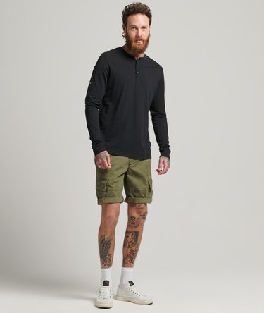 Organic Cotton Studios Slub Long Sleeve Henley Top Image 2