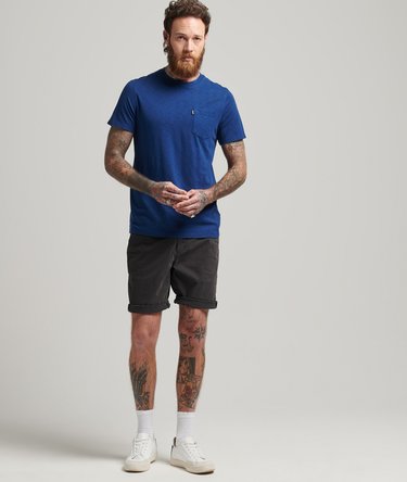 Studios T-shirt i &oslash;kologisk bomuld med lomme Image 2