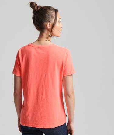 Organic Cotton Pocket V-Neck T-Shirt Image 3