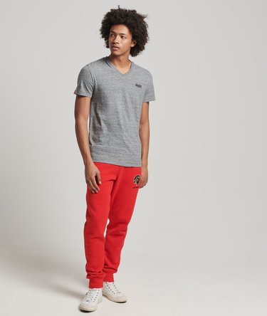 Orange Label Vintage Embroidery V-Neck T-Shirt Image 3