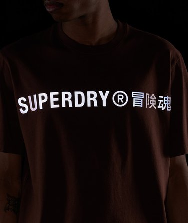 Unisex Code Linear Loose T-Shirt Image 5