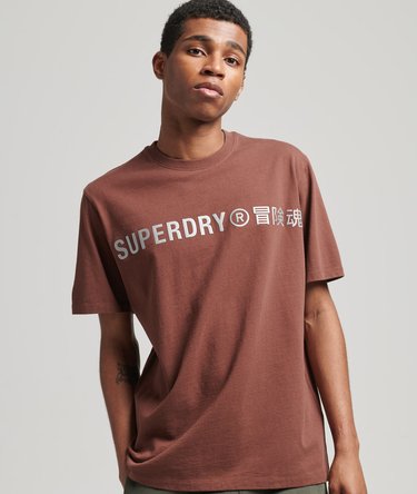 Unisex Code Linear Loose T-Shirt Image 1