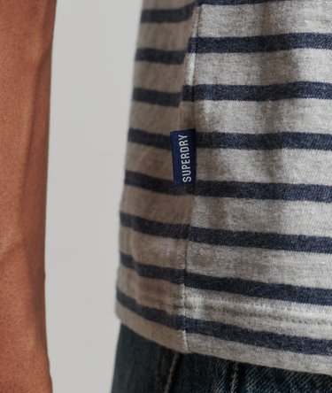 Organic Cotton Orange Label Stripe T-Shirt Image 6