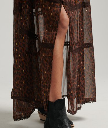 Woven Maxi Dress Image 6