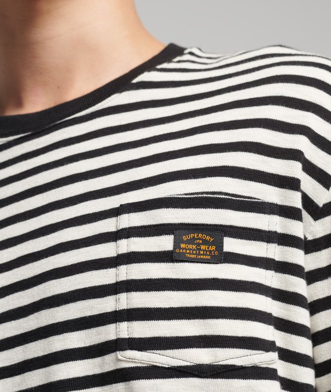 Maglia a maniche lunghe a righe in stile stripe da
