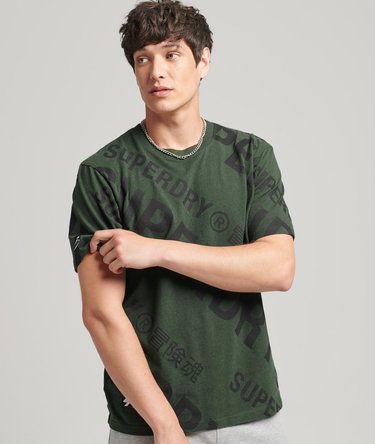 Unisex Code Core T-Shirt mit Logo und durchgehendem Print Image 1