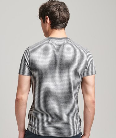 Vintage T-shirt i &oslash;kologisk bomuld med striber Image 3