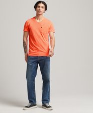 Organic Cotton V Neck Slub Pocket T-Shirt