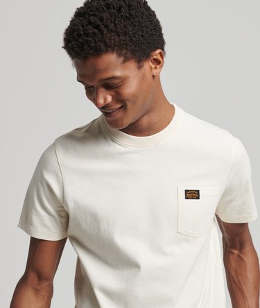 Organic Cotton Workwear Pocket T-Shirt Image 3