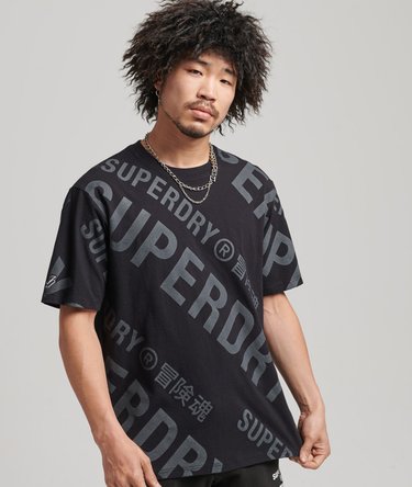 Unisex Code Core Logo-T-skjorte med heldekkende trykk Image 1
