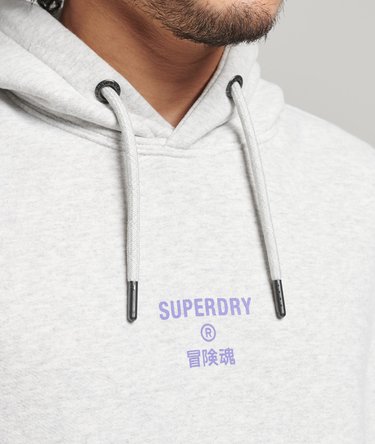 Sweat à capuche ample Halftone Code Image 5