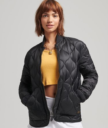 Oversized Liner Bomber Jacket Image 1