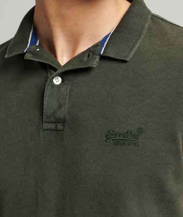 Koszulka polo Vintage Destroy z bawełny ekologicznej Image 3