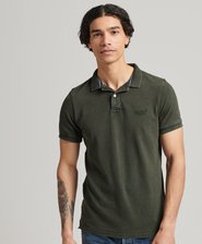 Koszulka polo Vintage Destroy z bawełny ekologicznej
