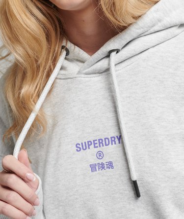 Half Tone S Logo Oversized Hoodie Image 3
