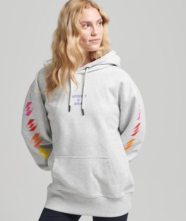 Half Tone S Logo Oversized Hoodie Image 1