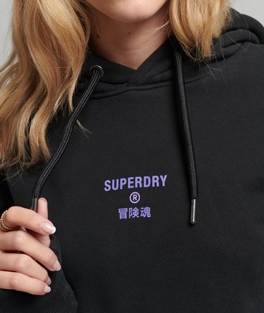 Unisex Code Halftone Logo Oversized Hoodie Image 4
