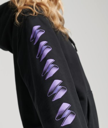 Unisex Code Halftone Logo Oversized Hoodie Image 3