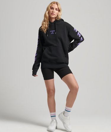 Unisex Code Halftone Logo Oversized Hoodie Image 2