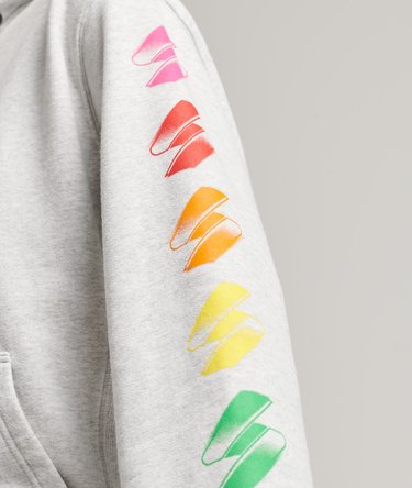 Unisex Code Halftone Logo Oversized Hoodie Image 5