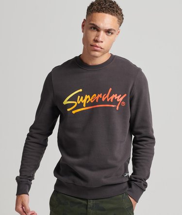 Vintage Downtown Script Crew Sweatshirt Image 1