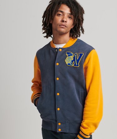Vintage Collegiate Bomber Jacket Image 1
