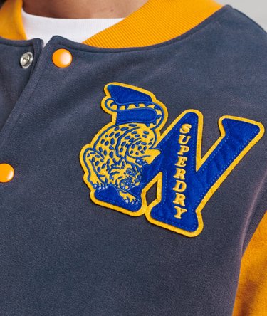 Vintage Collegiate Bomber Jacket Image 5
