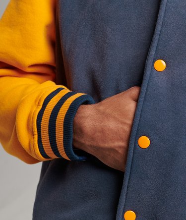 Vintage Collegiate Bomber Jacket Image 4