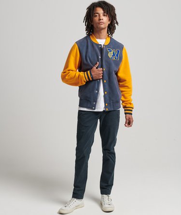 Vintage Collegiate Bomber Jacket Image 2