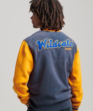 Vintage Collegiate Bomber Jacket Image 3