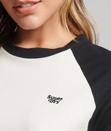 T-shirt a righe con maniche raglan in cotone biologico Cali 2.0 Image 4