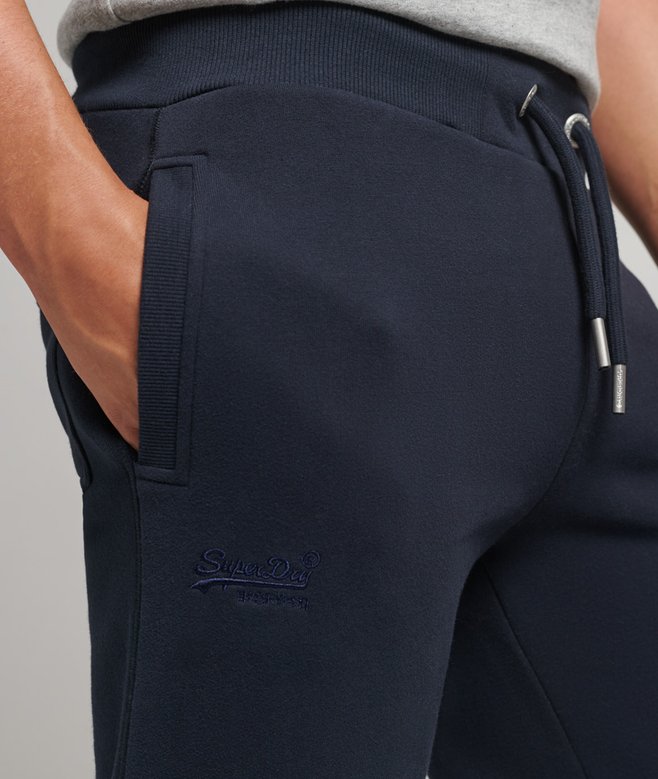Organic Cotton Vintage Logo Embroidered Joggers