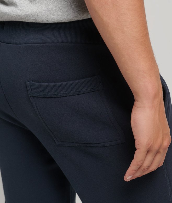Organic Cotton Vintage Logo Embroidered Joggers