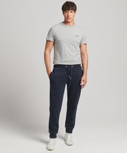 Organic Cotton Vintage Logo Embroidered Joggers