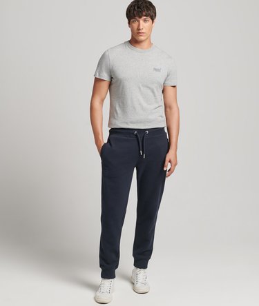 Organic Cotton Vintage Logo Embroidered Joggers Image 2