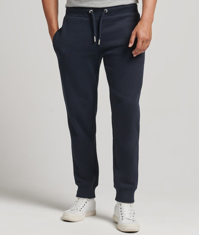 Organic Cotton Vintage Logo Embroidered Joggers