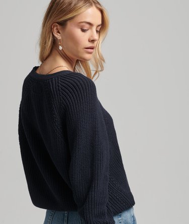 Cropped V-Neck Cardigan Image 4