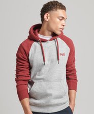 Organic Cotton Vintage Logo Baseball Hoodie
