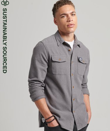 Trailsman flannelskjorte i økologisk bomuld Image 1