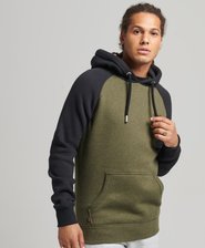 Organic Cotton Vintage Logo Baseball Hoodie